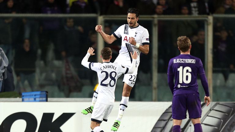 Chadli scored 25 goals for Tottenham after moving from FC Twente in 2013