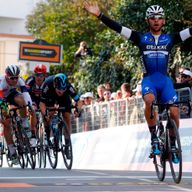 Fernando Gaviria timed his sprint to perfection