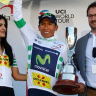 Quintana leads the GC standings after his second-place finish