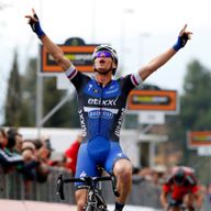 Zdenek Stybar attacked late on to win stage two of Tirreno-Adriatico
