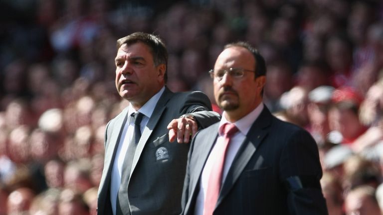 Rafael Benitez (right) has sympathy for old adversary Sam Allardyce