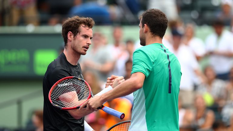 Grigor Dimitrov beats Andy Murray in third round at Miami ...