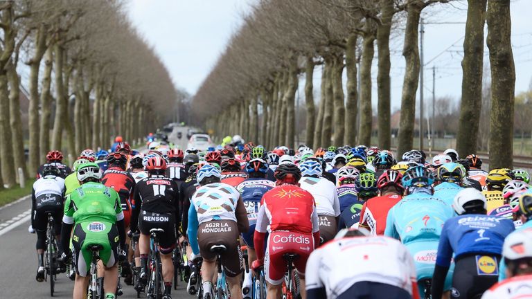 The Gent-Wevelgem race takes place mainly in northern Belgium