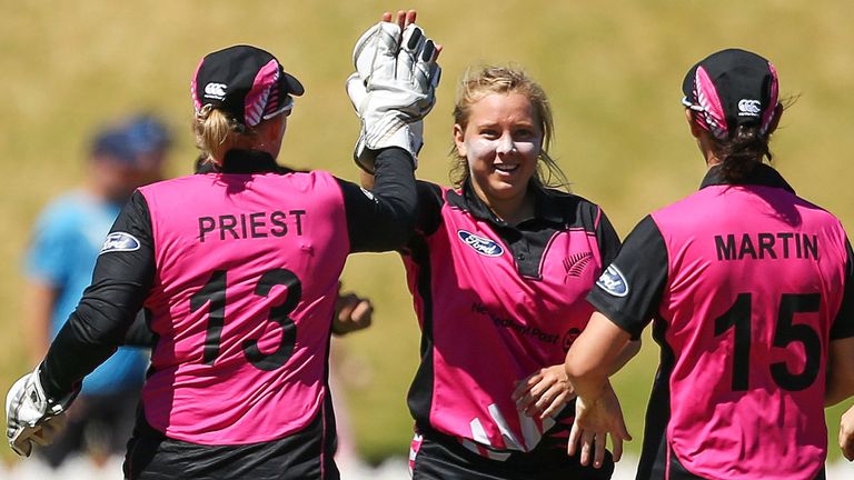 New Zealand spinner Leigh Kasperek is the leading wicket-taker for the tournament