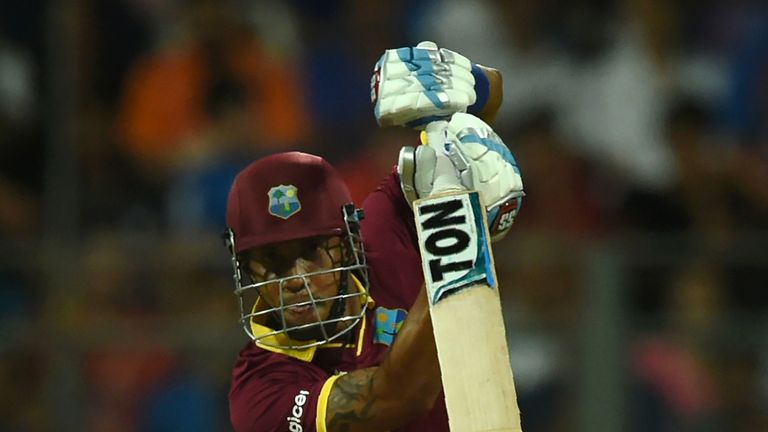 Simmons smashed 82 off 51 balls to send West Indies into Sunday's final with England
