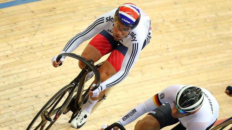 Mark Cavendish was unable to break on to the podium in the final race of the omnium