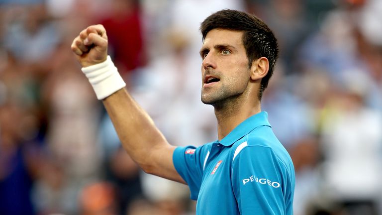 Novak Djokovic is aiming for a hat-trick of Miami titles