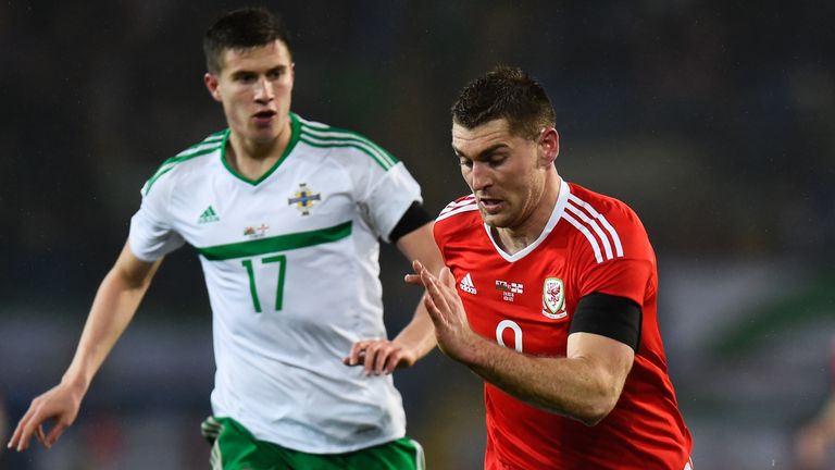 Paddy McNair in action for Northern Ireland against Wales