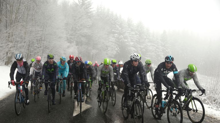 The race will resume on Thursday