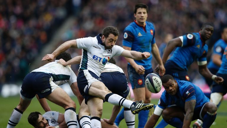 Greig Laidlaw won his 50th cap for Scotland in the victory, 25 of those have been as captain
