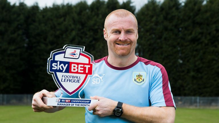 Sean Dyche oversaw Burnley's return to the Premier League