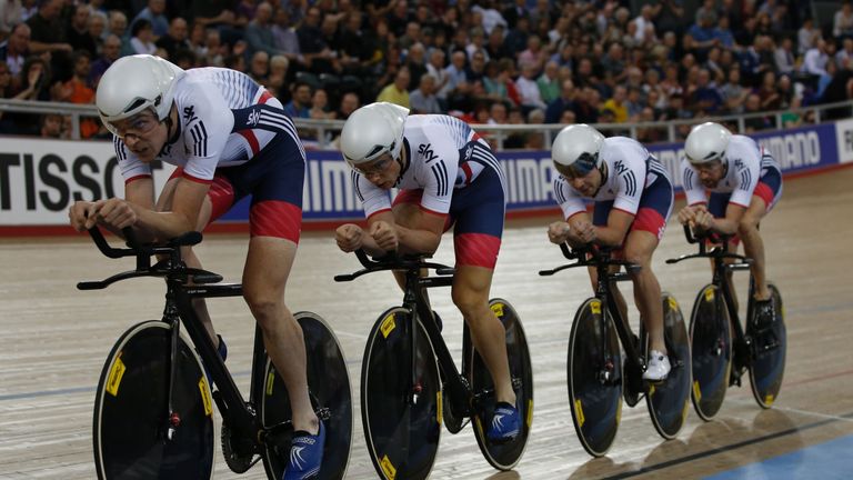 Britain's men's pursuit team were not at full fitness in London