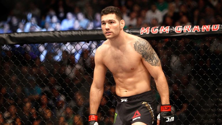 Chris Weidman is excited about the prospect of fighting in his home state