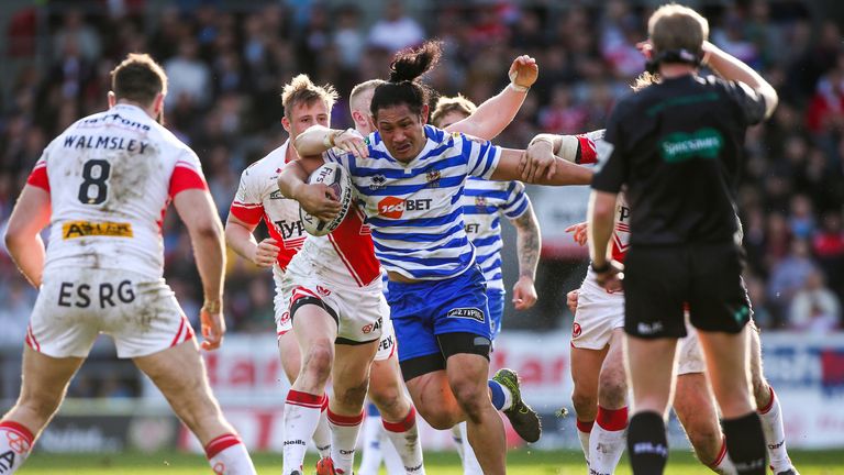 Wigan's Taulima Tautai will sit out the match through suspension