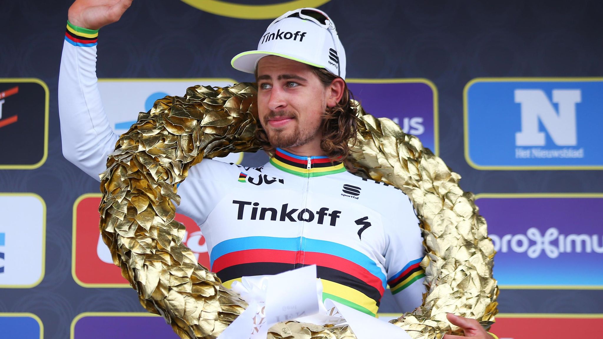 PHOTO SIGNÉE PETER SAGAN CYCLISME 8X10 BORA HANSGROHE JSA b