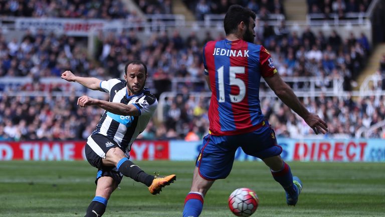 Andros Townsend joined Newcastle from Tottenham in January