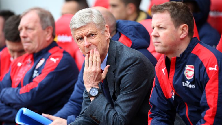 Arsene Wenger named an unchanged Arsenal team from their victory over West Brom