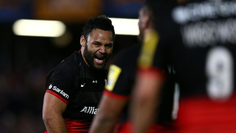 Saracens' Billy Vunipola was yet again a constant threat with ball in hand