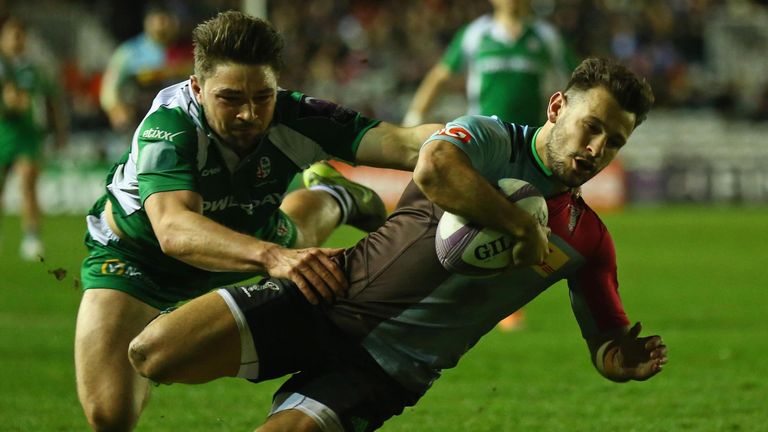 Danny Care ran in three tries for Harlequins
