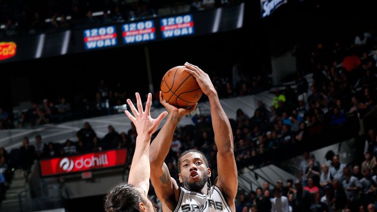Kawhi Leonard  will lead the Spurs play-off push