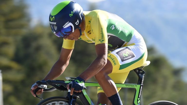Nairo Quintana performed well in both times trials in Romandie