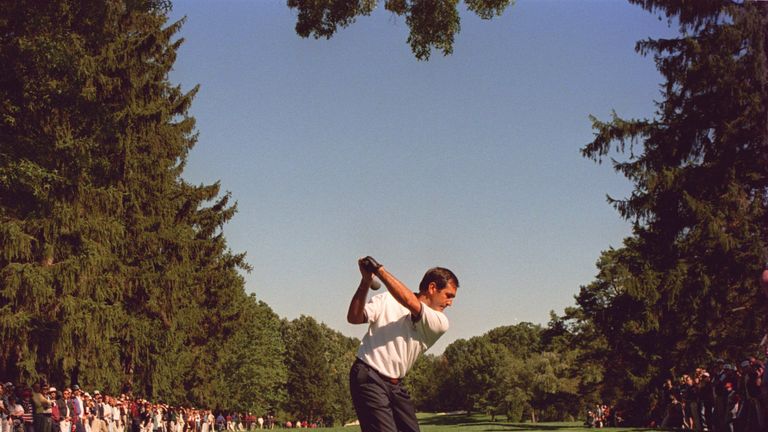 Seve Ballesteros at the 1995 Ryder Cup