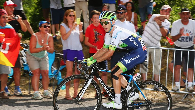 Yates in action at last year's Tour de France