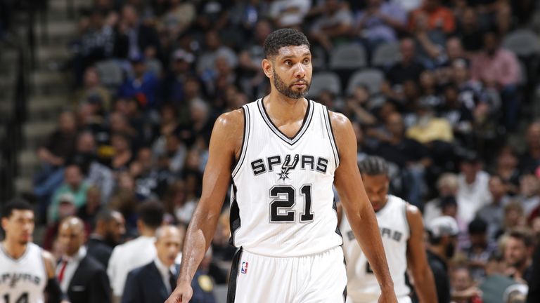 tim duncan jersey retirement game