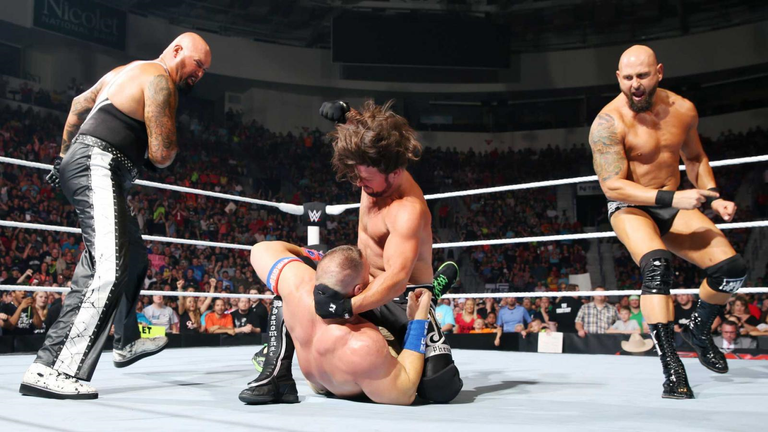 Styles and his Club stablemates attacked John Cena