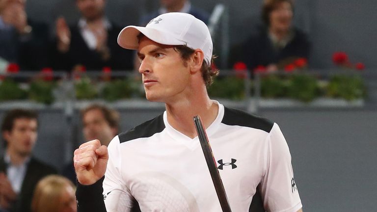 Andy Murray dio inicio al virtual Madrid Open con una victoria integral