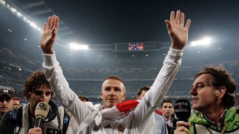 David Beckham won his only La Liga title in 2007