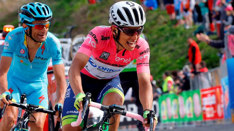 Esteban Chaves lost his overall lead on the penultimate stage of the Giro d'Italia