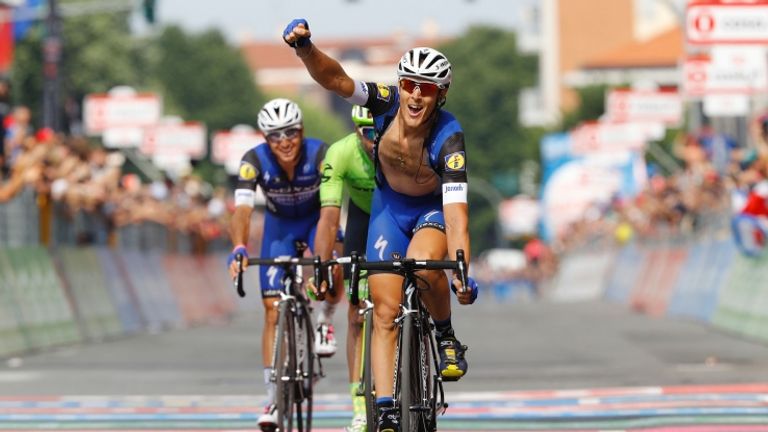 Matteo Trentin was one of three Etixx - Quick-Step riders who won stages