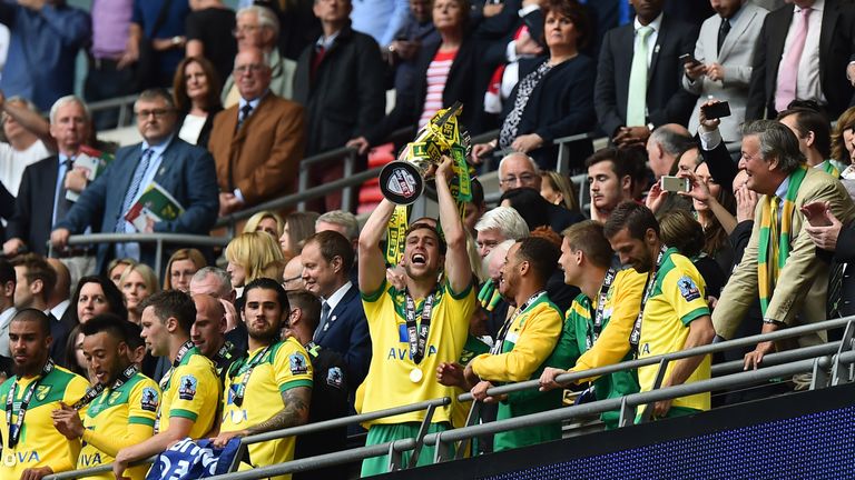 Norwich won promotion to the top flight last season via the play-off final