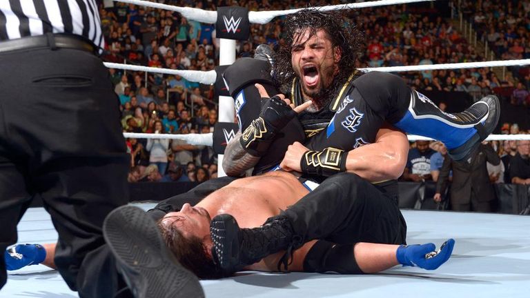 Roman Reigns beat Styles to retain the WWE Title in the spring
