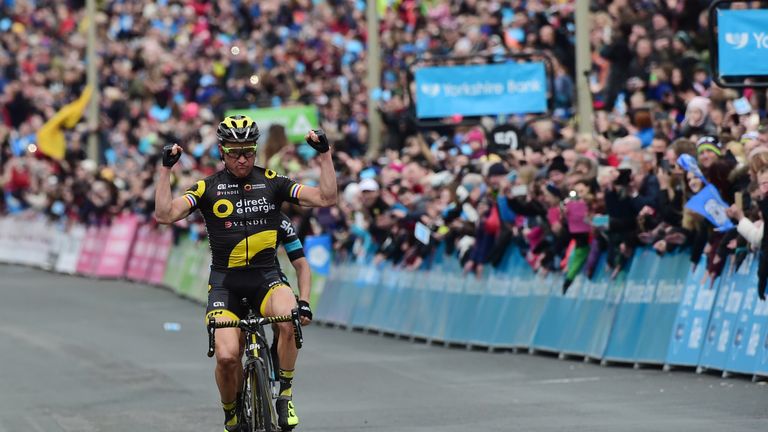 Thomas Voeckler won an enthralling second edition of the Tour de Yorkshire (Picture: SWpix.com)