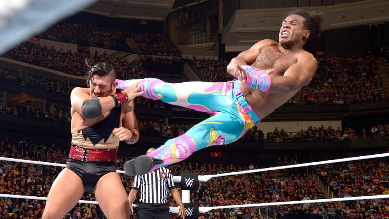 Xavier Woods got the better of Simon Gotch in New Jersey