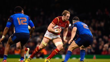 Alun Wyn Jones will win his 100th Test cap on Saturday