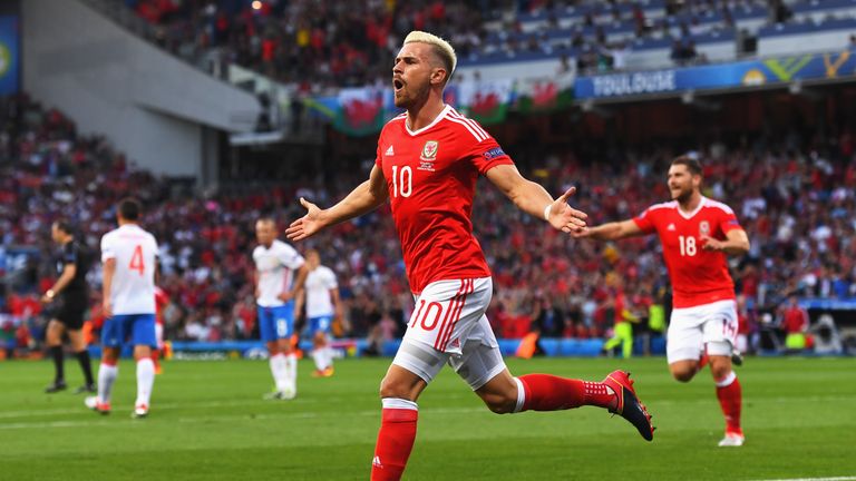 Aaron Ramsey was named in UEFA's Team of the Tournament