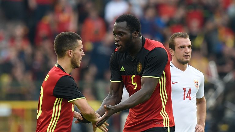 Eden Hazard and Romelu Lukaku were both among the goals for Belgium against Norway