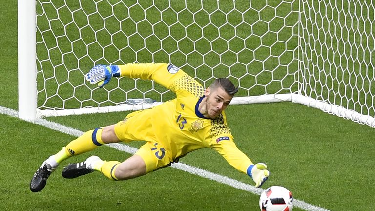 David De Gea was in fine form for Spain