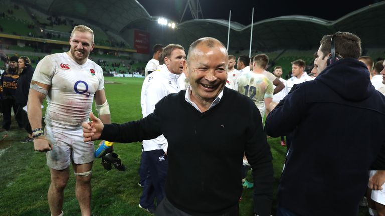 Jones led England to a 3-0 series win in Australia in 2016