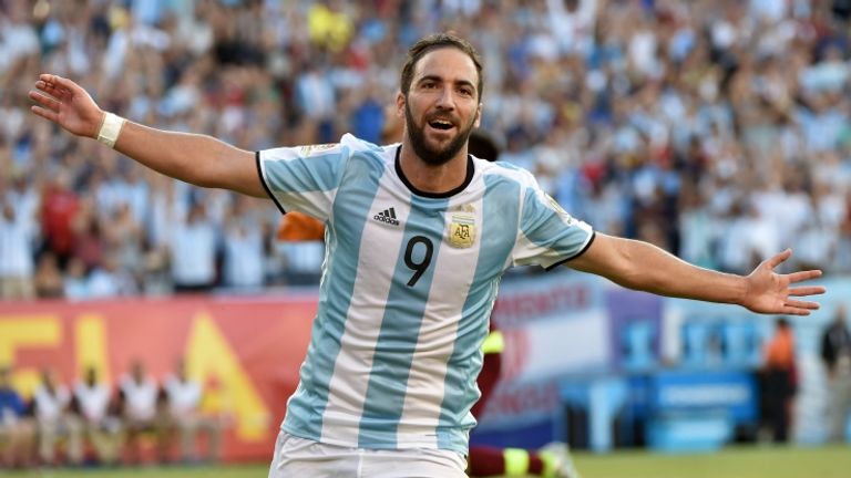 Higuain has scored 30 goals in 62 international appearances for Argentina