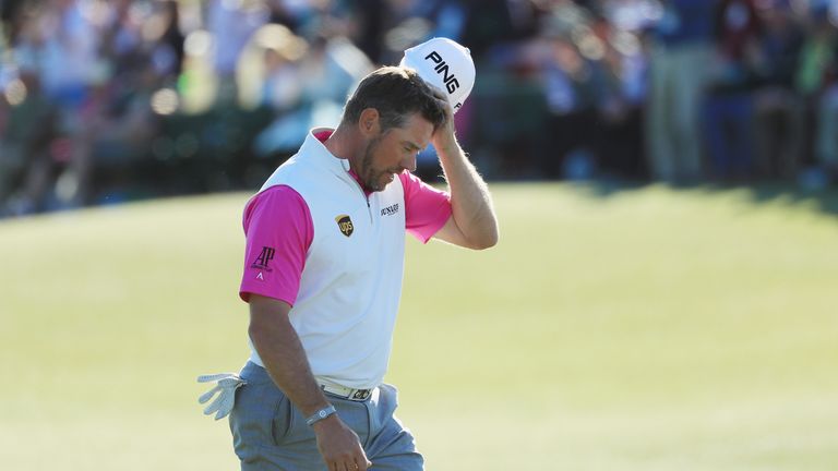 Lee Westwood's tale of major misery continued at Augusta