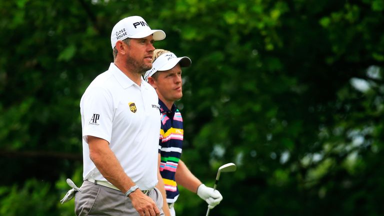 Lee Westwood used the break to watch England's win over Wales