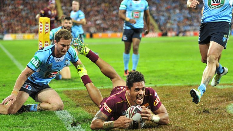 Dane Gagai scored a hat-trick in game two of last year's Origin series