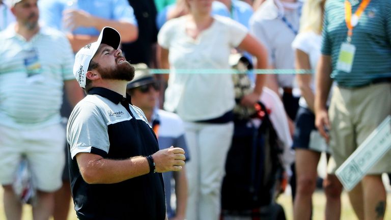Shane Lowry endured a difficult Sunday at Oakmont