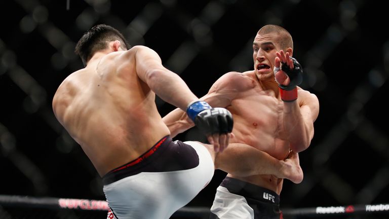 Breese in action in his most recent fight against Keita Nakamura