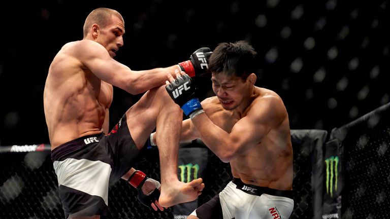Tom Breese (left) is a 10-0 prospect touted for UFC success