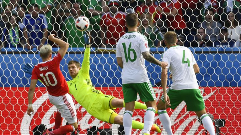 Aaron Ramsey had the ball in the net in the first half but was ruled out for offside